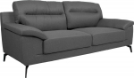 Sofa ENZO 3-seater, dark grey