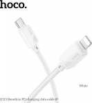 Kabel USB C do Lightning Hoco PD 27W X113 1 m white
