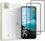 Tech-Protect Glass Fit+ 2‑pack Xiaomi Redmi 15c/ Poco C85 Black
