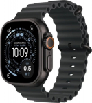 Apple Watch Ultra 3 GPS + Cellular, envelope 49 mm z titanium in black, Ocean belt in black