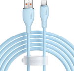 Kabel Baseus Pudding 100W USB-A - USB-C 2m - niebieski