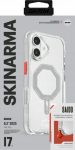 Skinarma Saido Case do iPhone 17 Magnetic Charging przezroczysty