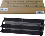 G&G Thermal transfer ribbon 2er Set f&uuml;r TD-810-BK 215mmx22m