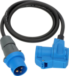 Brennenstuhl Adapter-Leitung 1.5m H07RN-F3G2.5 black plug
