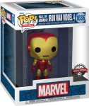 Funko Pop! Deluxe: Marvel Hall of Armor: Iron Man Model 4 (Metallic) (PX Previews Exclusive) #1036 Bobble-Head Vinyl Figure