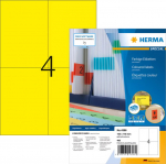 HERMA labels A4 gelb 105x148 mm Paper matt 400 St