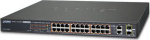 Switch Planet FGSW-2624HPS 24-portowy 24x PoE + 2 x Gigabit TP/SFP Combo
