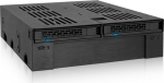 Backplane IcyDock 2x6.3/1x8.9cm SATAI-III in 1x5.25" HDD/SSD