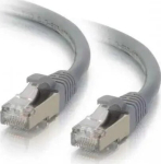 Mercodan KAT6A S/FTP 30m, Gr&aring;, Patchkabel, Halogenfri LSZH