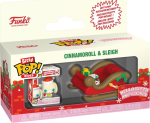 Funko Bitty Pop! Rides: Hello Kitty And Friends (Holiday) - Cinnamoroll & Sleigh Vinyl Figures