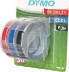 Dymo etiketilint 3D 9mm 3m 3tk p/s/m
