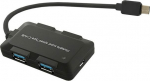 HUB USB Qoltec 4x USB-A 3.1 Gen2 (50502)