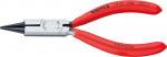 KNIPEX Round Nose Pliers with cutting edge (Jewellers' Pliers)