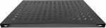 IC Intracom Intellinet shelf for Festmontage, 1 HE, 800 mm Tiefe, particularly high load capacity, schwarz - Rack - Regal - Schwarz, RAL 9005 - 1U - 48.3 cm (19")