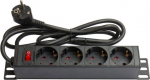 Alcasa Good Connections 19" PDU Steckdosenleiste 4-fach