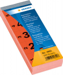 HERMA Number pad self-adhesive 1-500 rot 28x56 mm