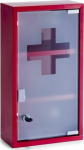 Zeller Red medicine cabinet 12x25x45 cm