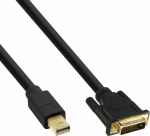 Kabel InLine DisplayPort Mini - DVI-D 2m czarny (17222)
