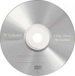 Verbatim DVD-R 4.7GB/16x Matte Silver Slim 43547