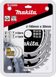 Makita MAKFORCE - Circular saw blade set - 3 St&uuml;cke