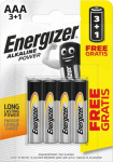 Energizer patarei Alkaline Power AAA CHP4 3+1
