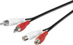 MicroConnect AUDCH2 2xRCA - 2xRCA 1.5m M-F