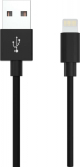 Ansmann 1700-0079 - 2 m - Lightning - USB A - Male - Male - Schwarz