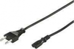 MicroConnect Power Cord Notebook 0.5m Black, Black