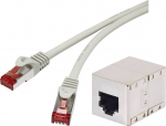 Renkforce RF-3829272 - 20 m - Cat6a - S/FTP (S-STP) - RJ-45 - RJ-45 - Grau