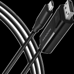 Active USB-C -> DisplayPort cable - adapter AXAGON RVC-DPC for connecting a DisplayPort monitor/TV/projector to a notebook or mobile phone using USB type C connector