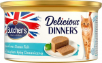 BUTCHER'S CLASSIC DELICIOUS DINNERS Wet cat food Mousse Tuna and marine fish 85 g