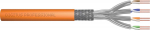 DIGITUS CAT.7 S/FTP Verlegekabel, simplex, 500m,orange