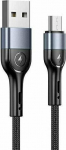 Cable USB Usams USB-A - microUSB 1 m Czarny (SJ450ZJ01)