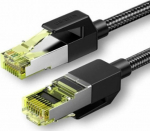 Ugreen NW150 w oplocie, Ethernet RJ45, Cat.7, F/FTP, 3m czarny