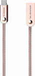 Cable USB Somostel USB-A - microUSB 1 m Pink (29029)