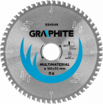 Graphite Circular saw blade, widiowa, 185 x 30 mm, 60 teeth (55H546)