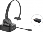 CONCEPTRONIC Headset Mono WLS BT5.0/Micro-/ANC/Dock 22Std sw