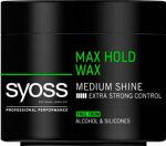 Syoss SYOSS_Max Hold Wax Medium Shine styling wax for hair 150ml