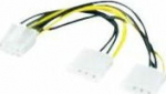 Mcab Molex x2 - PCIe 8-pin, 0.15m, Yellow (7008011)