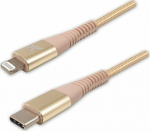Kabel USB Logo USB-C - Lightning 2 m Gold