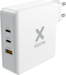 Xtorm Volt XAT140 - Netzteil - GaN - 140 Watt - PD, QC 3.0 - 3 Ausgabeanschlussstellen (USB, USB-C)