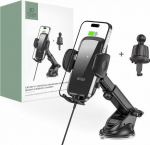 Tech Protect TECH-PROTECT CM15W-V1 DASHBOARD & VENT CAR MOUNT WIRELESS CHARGER 15W BLACK