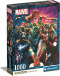 Clementoni Puzzle 1000 element&oacute;w Compact Marvel The Avengers