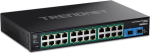 TRENDnet Industrial Switch 26-Port Gbit PoE+ RackM