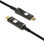 Techly ICOC-U3C-HY-030, 30 m, USB C, USB C, 21.6 Gbit/s, Schwarz