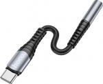Adapter HOCO USB Type-C (M) - AUX 3.5mm (F)