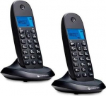 ZEBRA Motorola Solutions TELEPHONE WIRELESS DECT DIGITAL C1002CB+ BLACK/BACKLIT SCREEN/HANDS-FREE/50COUNTS