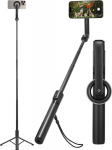 Selfi-statiiv, Selfie Stick Tripod 1.2m MagFit, must, bluetooth, MagSafe magnetkinnitusega, S580W, Spigen