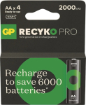 GP Batteries rechargeable batteries R6/AA Ni-MH 2000mAh ReCyko PRO blister 4 szt