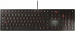 Keyboard Triton CHERRY KC 6000 SLIM Keyboard USB Scandinavia Black